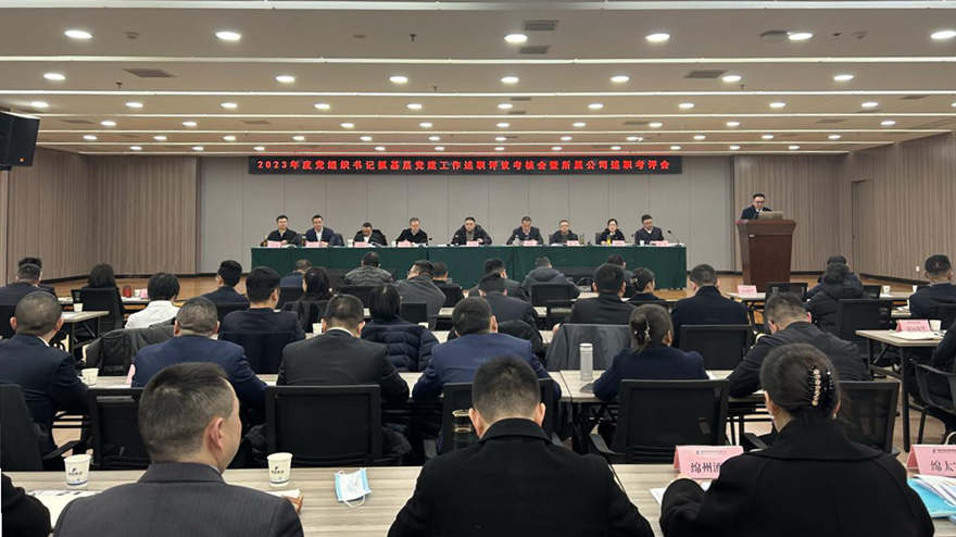 欧宝app党委召开2023年党组织书记抓基层党建述职评议会